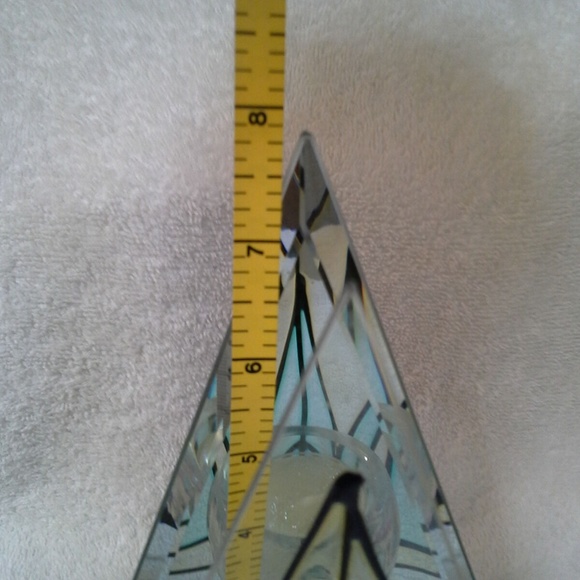 ✨SOLD✨STAINED GLASS LOOK MULTI-COLOR CANDLE HOLDER - Picture 3 of 8